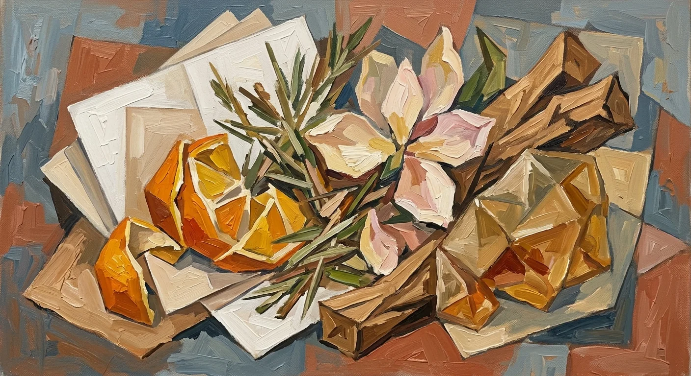 Painterly still life suggesting what storage is actually protecting