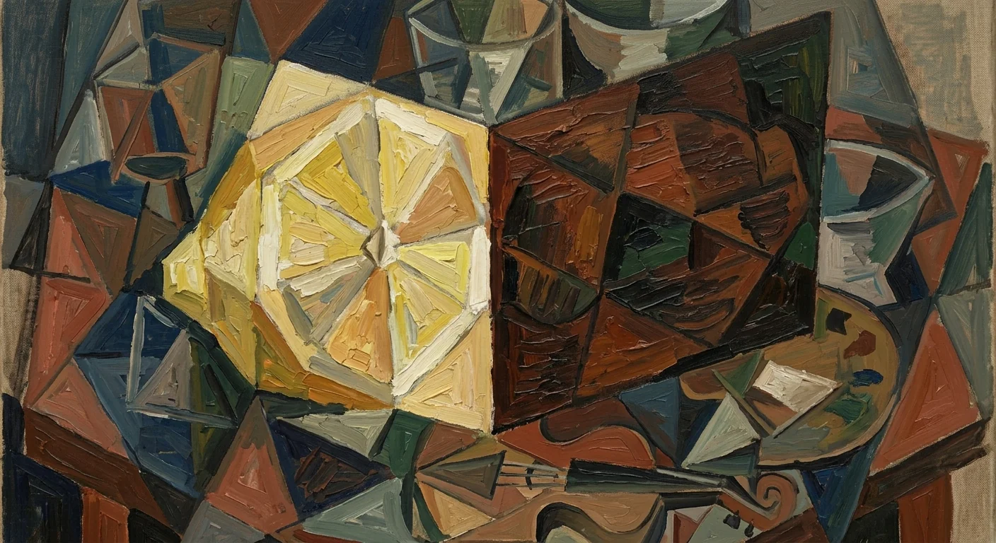 Two geometric scent planes sharing one overlapping edge